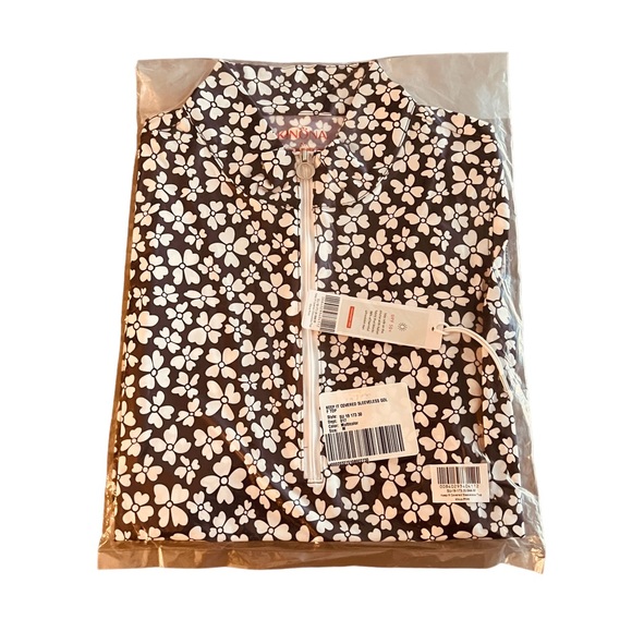 Kinona *FINAL DROP* NWT Sleeveless Women's Golf Shirt Floral Print - Picture 9 of 10